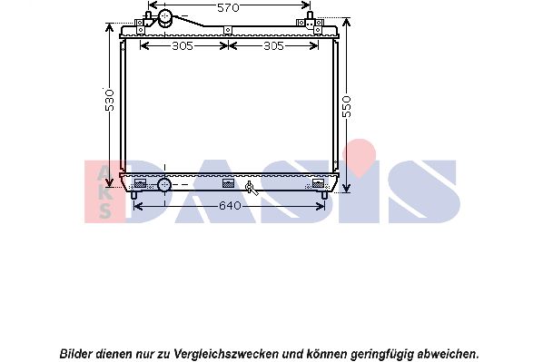 AKS DASIS Radiaator,mootorijahutus 320043N